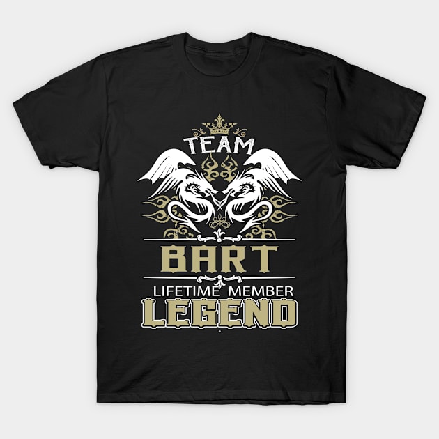 Bart Name T Shirt - Another Celtic Legend Bart Dragon Gift Item T-Shirt by yalytkinyq